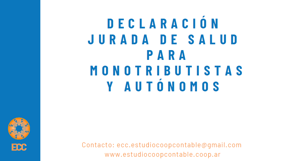 DDJJ DE SALUD ANSES